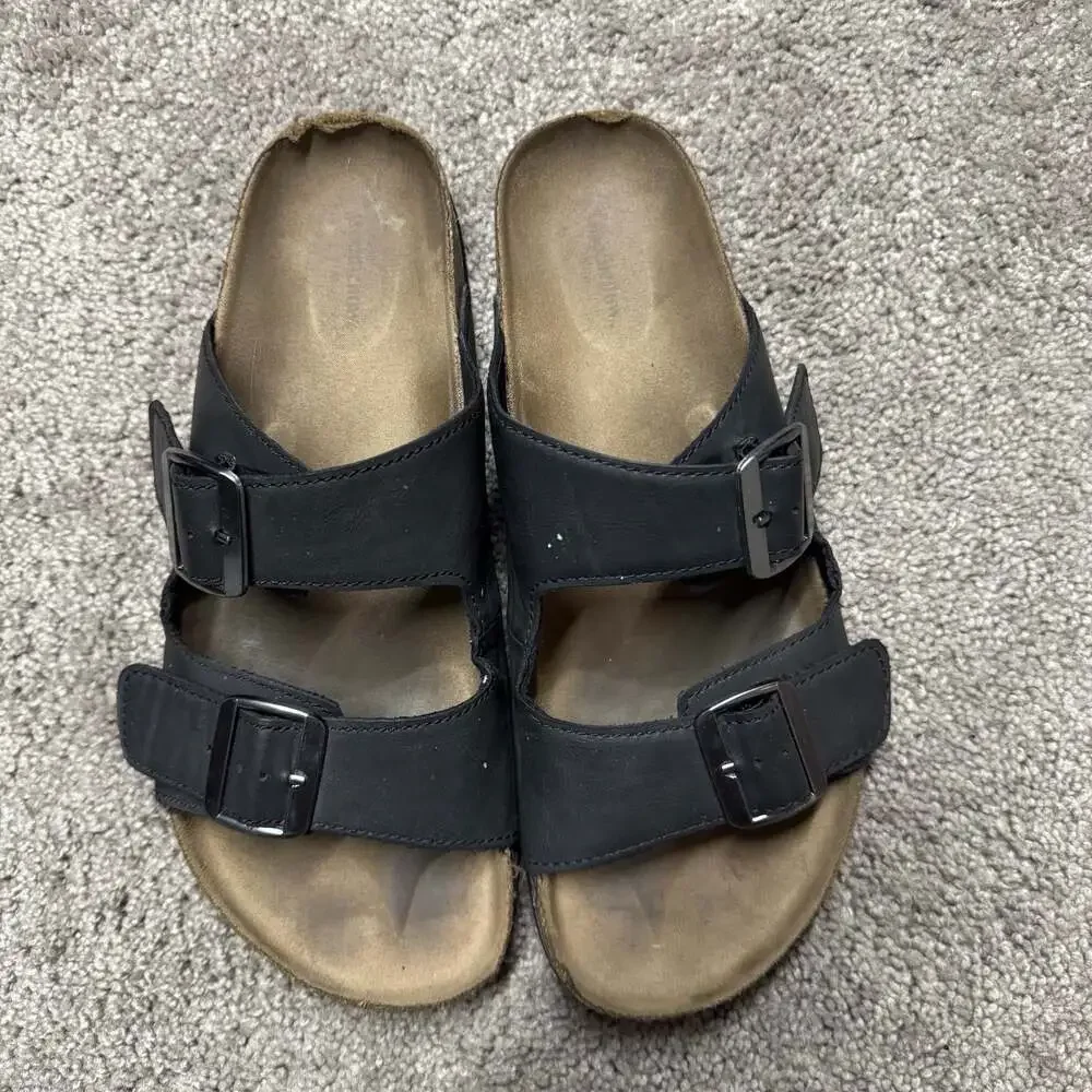 Goodfellow & Co Men's Ashwin Two-Strap Footbed Sandals